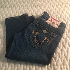 EUC True Religion crop jeans